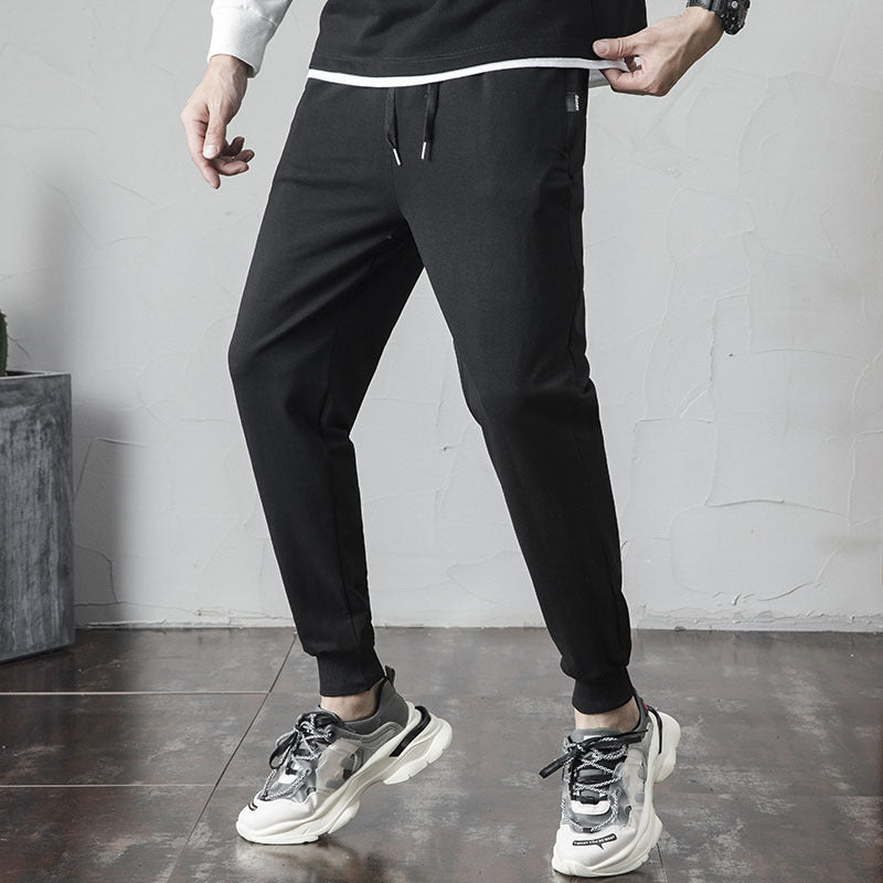 Cotton Sweatpants With Loose Bunched Feet