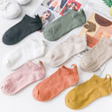 Heart embroidery sock sock casual cotton socks woman