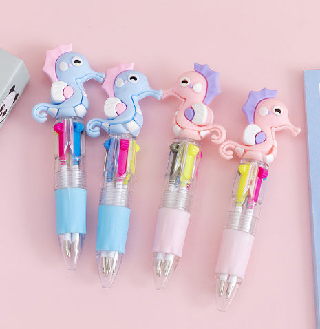 Cute Cartoon Cute Object Four-color Press Color Ballpoint Pen