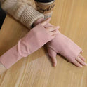 Thermal Gloves Women's Self-heating Dralon Fingerless Gloves