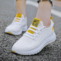 Flying knit cutout sneakers