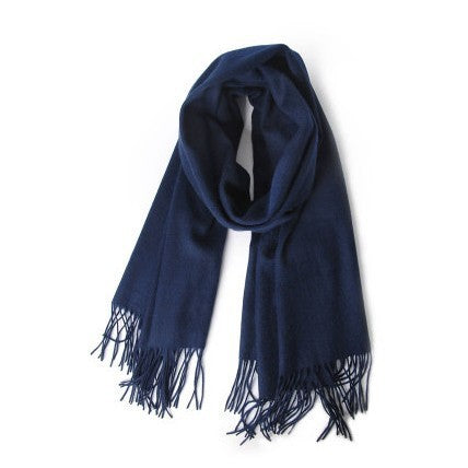 Faux Cashmere Scarf Solid Color Winter