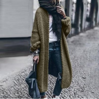 casual woolen sweater coat