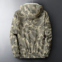 Men's Casual Hooded Camouflage Printed Jacket