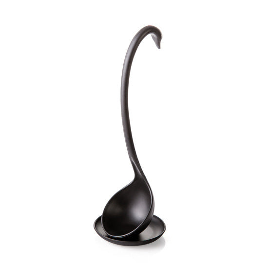 Creative Swan with tray can be vertical soup spoon, multi-purpose kitchen tableware spoon long handle large spoon.