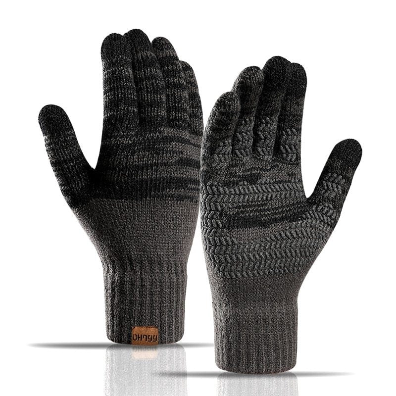 Touch-screen non-slip cycling warm gloves