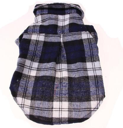 1 STÜCK Pet Kleidung Für Kleine Hunde Katzen Heiße Verkaufende Nette Hund Welpen Kleidung Hemd Plaid Größe XS/S/M/L Blau Rot Farbe D19