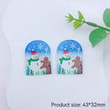 Christmas Fashion Simple Biscuit Snowman Socks Pendant DIY Ornament Accessories