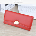 Women's Long Wallet Soft Leather Wallet Multi-card-slot Card Holder Retro Fashion Minimalism Large-capacity Handbag