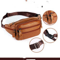 Leather Waist Bag Men's Slung Multifunctional Waterproof