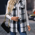 Women's Fashion Plaid Sleeveless Vest Loose