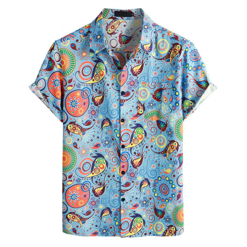 Men's 3D Printed Hawaiian Polyester Shirt