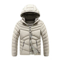 Men's Winter Rib Cotton-padded Coat Fleece-lined Long Sleeve