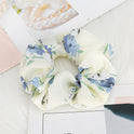 Floral Fabric Print Large Intestine Hair Tie