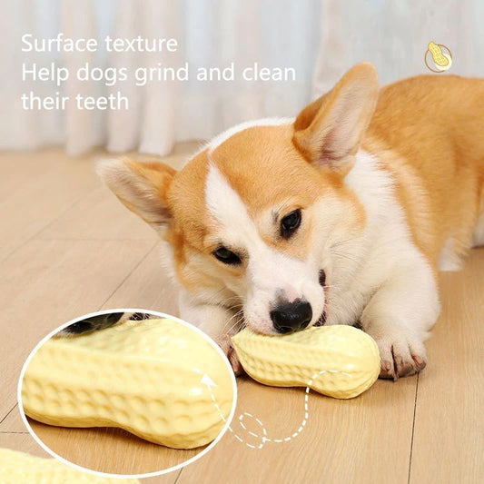 Rubber Vinyl Dog Toys For Small Dogs Elasticity Chew Boredom Relief Toys Teeth Cleaning Sound Toys Pet Stuff Accessories