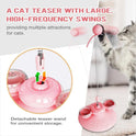 Cute Cat Fur Ball Cute Cat Teaser Wand Pet Products Spring Toy Cat Interactive Toys With Suction Cup Scratcher Toy Cat Supplies