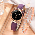 Watch Simple Belt Watch Quartz Watch Bracelet Suit