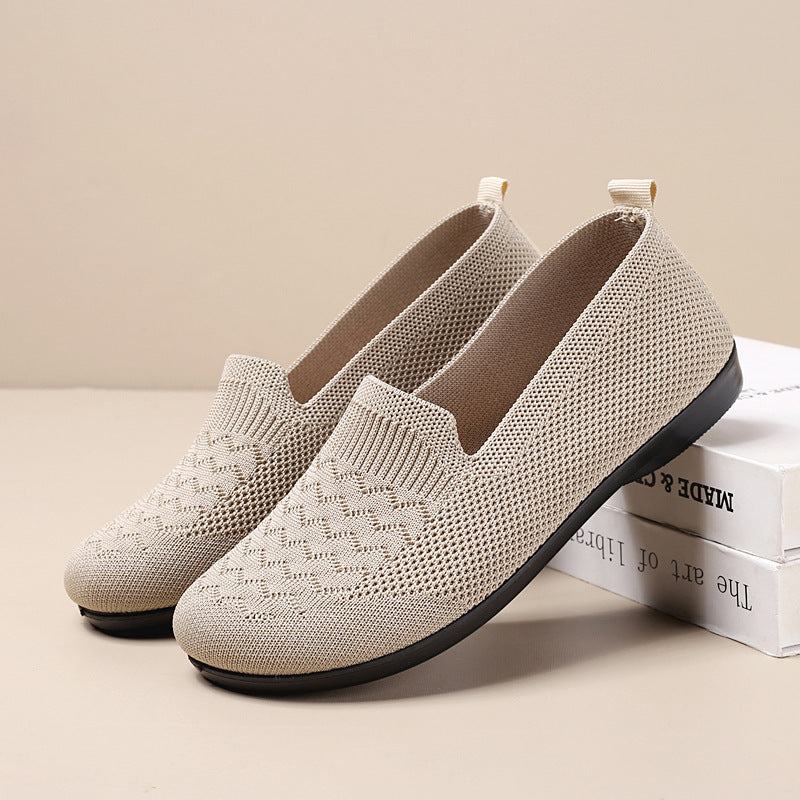 New Casual Breathable Flat Shoes Soft Bottom