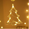 Star String Lights LED Christmas Curtain Lights Indoor Bedroom Home Party Decoration Snowman Christmas Tree Holiday Lights