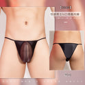 Men's Simple Ultra-thin Three-point See-through Low Waist Panties