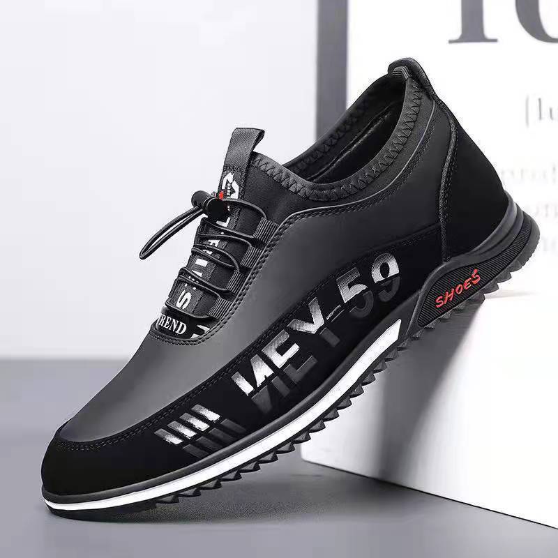 Men's Casual Shoes Fashion Slip-on Leather Shoes