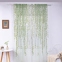 Inverted Willow Wicker Offset Printing Curtains Printing Window Screens Living Room Balcony Window Screens