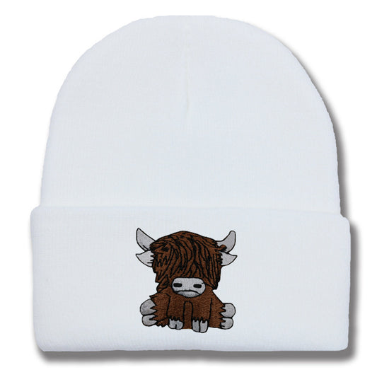 Cartoon Long Hair Yak Knitted Hat Autumn And Winter Warm Wool