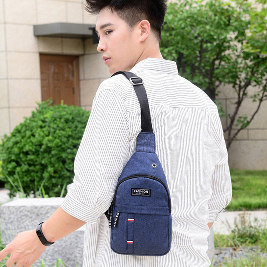 Men's Chest Bag Sports Messenger Crossbody Bag