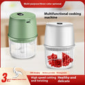 USB Rechargeable Electric Garlic Press Portable Wireless Food Chopper Mini Complementary Food Mixer Kitchen Gadgets