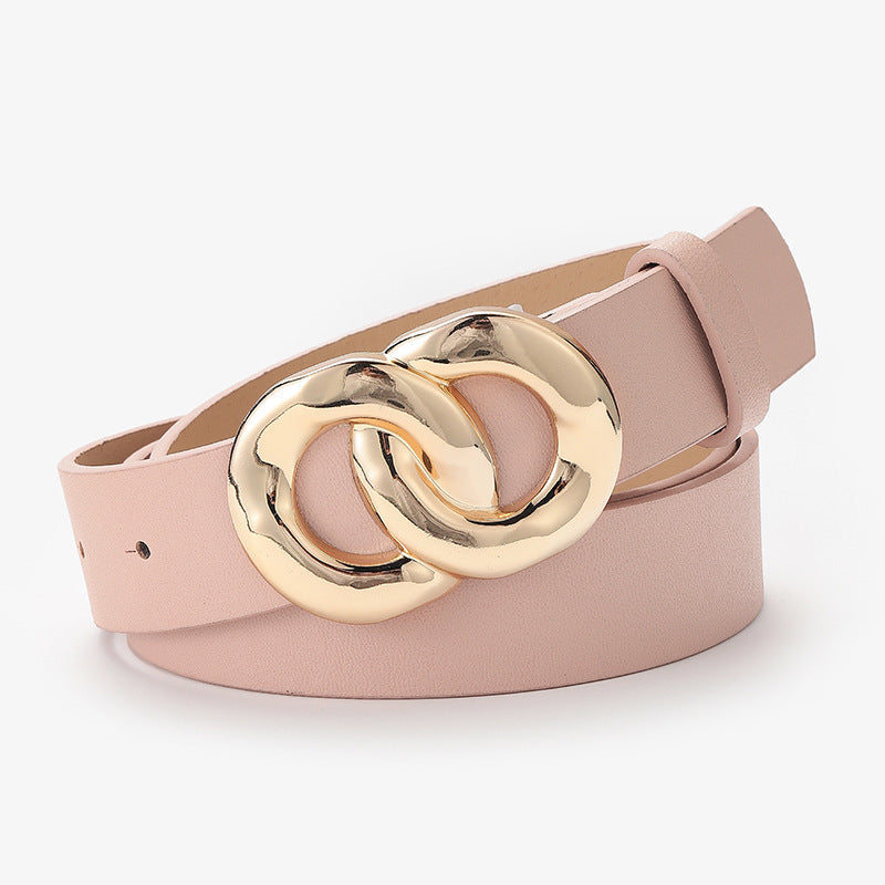 Hong Kong Style Fashion Chain Buckle Women's Belt Decoration