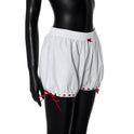 Women's Sweet And Spicy Style Lace Bow Decoration Contrast Color Shorts