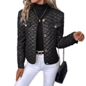 Women's Clothing Black Warm Cotton-padded Coat