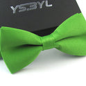 Matte Men's Solid Color Wedding Bow Tie Gentleman Polyester