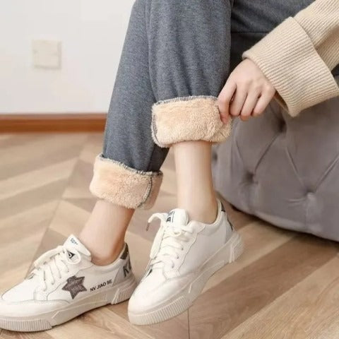 Plush Loose Pants Wear Thickened Casual