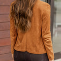 Women's Solid Color Coat Casual Cardigan Long Sleeve