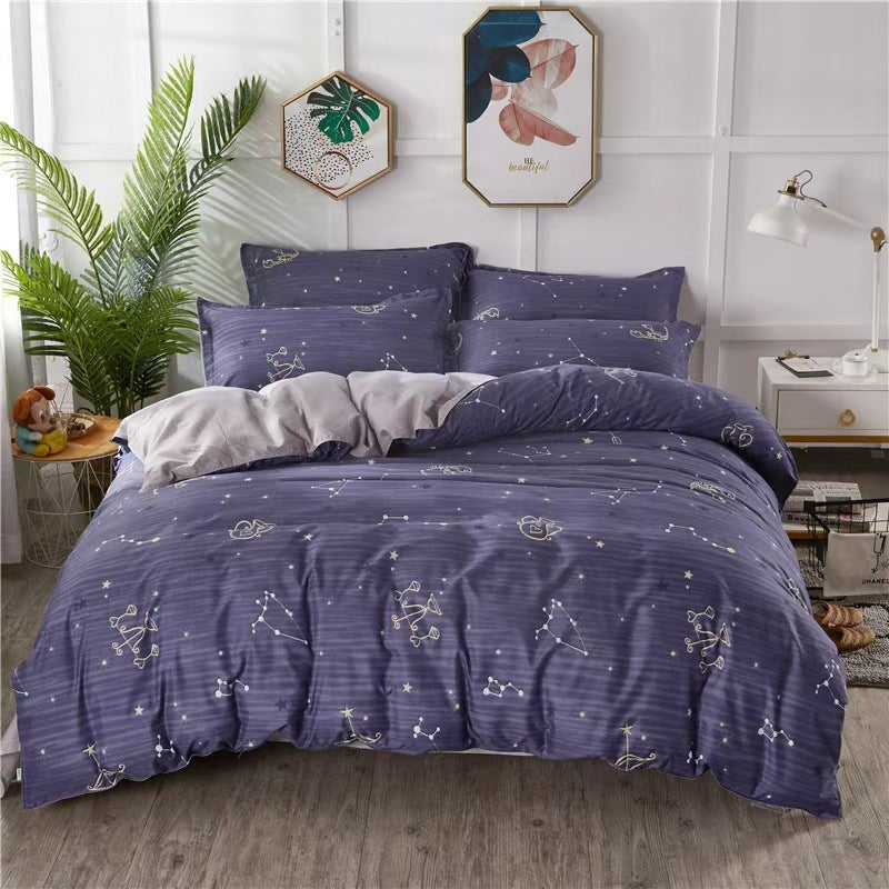 Bedding Pillowcase-piece Quilt Cover Bed Four-piece Set