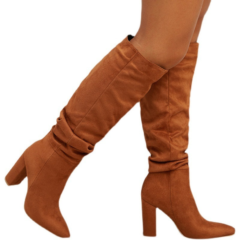 Winter New High Heel Knight Women's Boots