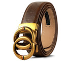 Automatic Alloy Buckle Cowhide Men's Belt