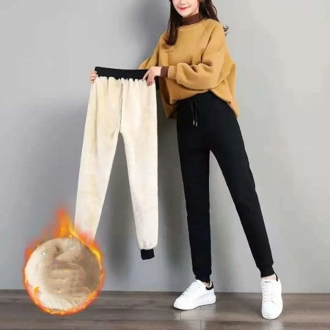 Plush Loose Pants Wear Thickened Casual