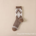 Autumn And Winter Ins Tide Mid-calf Thick Needle Double Needle Women's Socks