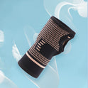 Sports Palm Copper Fiber Knitted Wristband