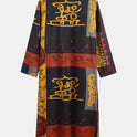 Casual Printed Long Long Sleeve Robe Dubai Robe