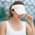 Sun Hat Visor Caps Summer Beach Sunhat Sport Headband Classic Cap Adjustable Sun Sports Visor Hat Baseball Cap