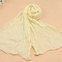 Bali Pure Cotton Yarn Fold Scarf Children Candy Color Autumn