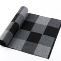 Men's scarf wool plaid scarf scarf winter scarf processing wholesale gift ladies knitting stitching