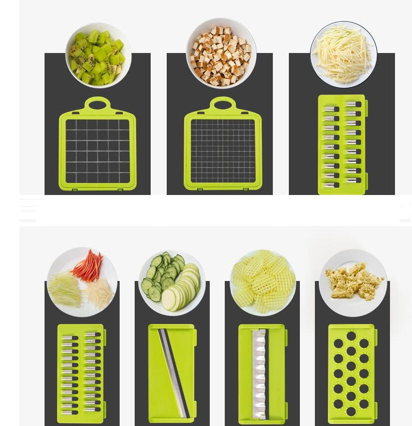 Multifunctional Vegetable Cutter Home Kitchen Slicing And Dicing Fruit Artifact