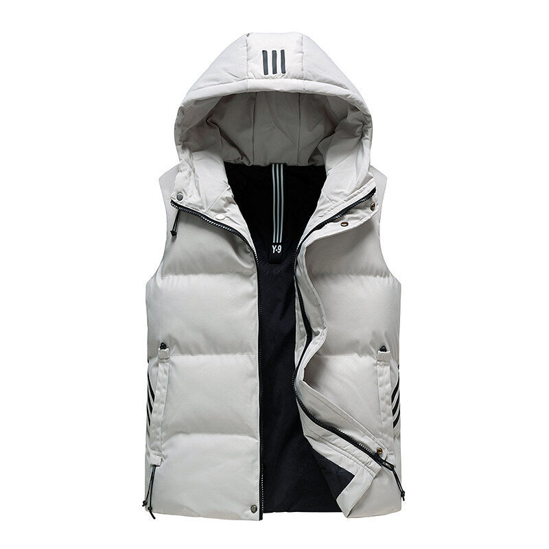 Men's Autumn And Winter Down Padded Jacket With Thickened And Warm Vest