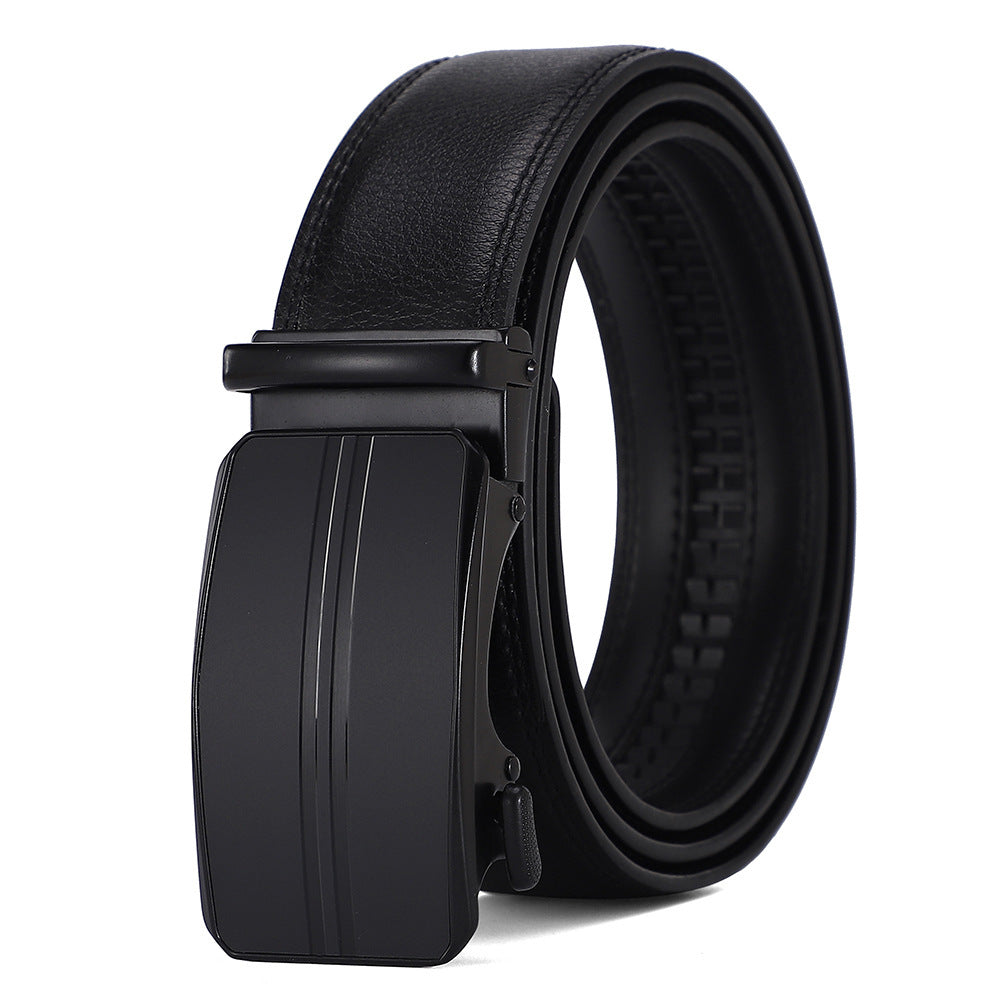 Zinc Alloy Automatic Buckle Jeans Belt