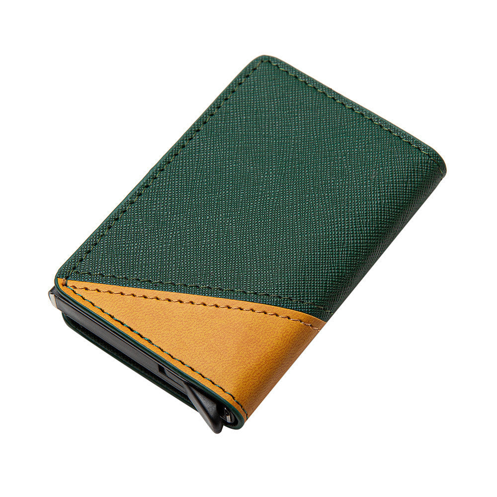 Men's Fashion Color Contrast Wallet