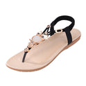 Flat flip flops beach shoes